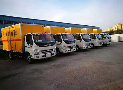 下谷坪土家族乡爆破器材运输车